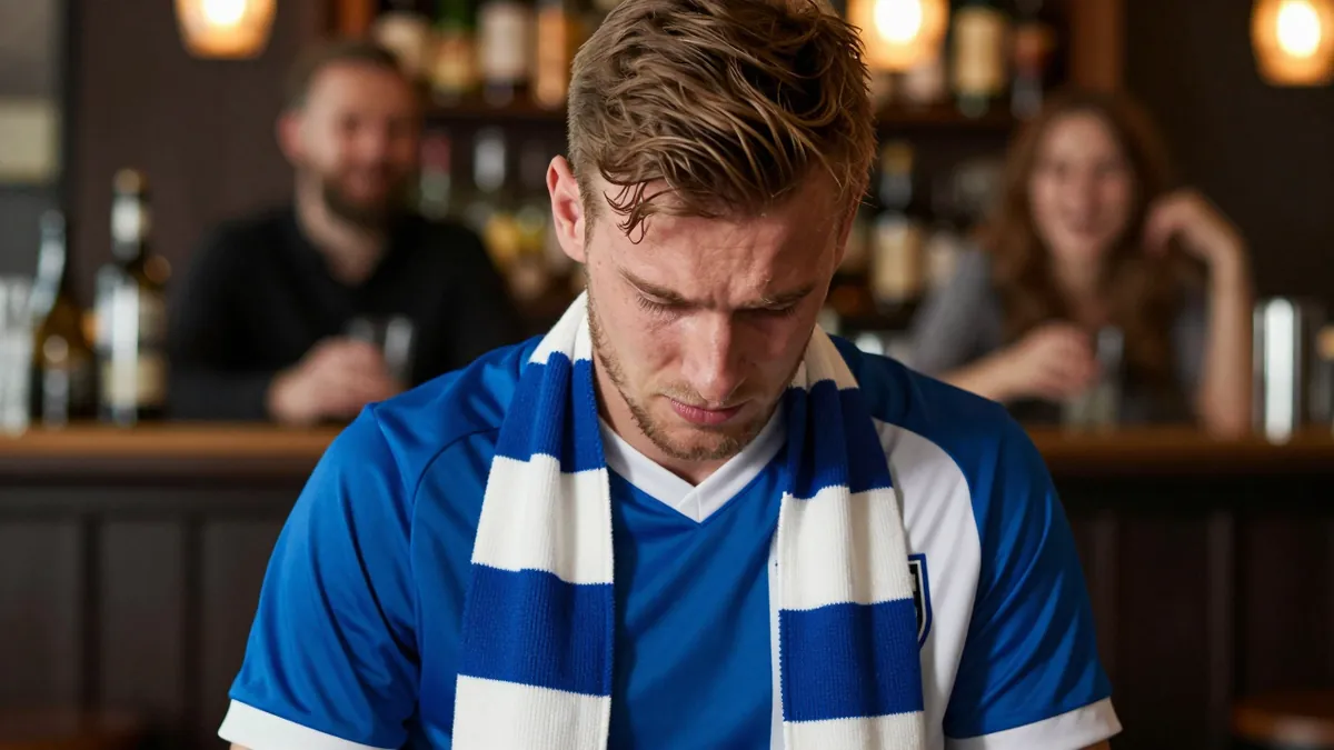 Mjällbys spelare på krogen dagen innan matchen mot Häcken