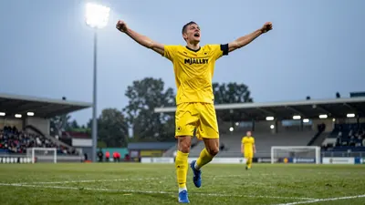 Mjällby AIF började sin första Conference League-säsong med en 2-0-seger mot Inter Club d'Escaldes på Olympia i Helsingborg