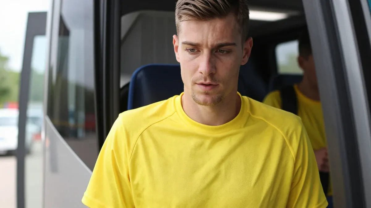 Mjallby AIF departed Halmstad for the away trip to face IFK Gothenburg on October 19, 2025, a journey documented by Bildbyrån